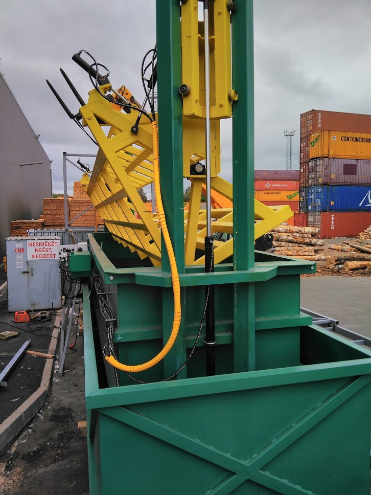 Industrial wood impregnation bath equipment