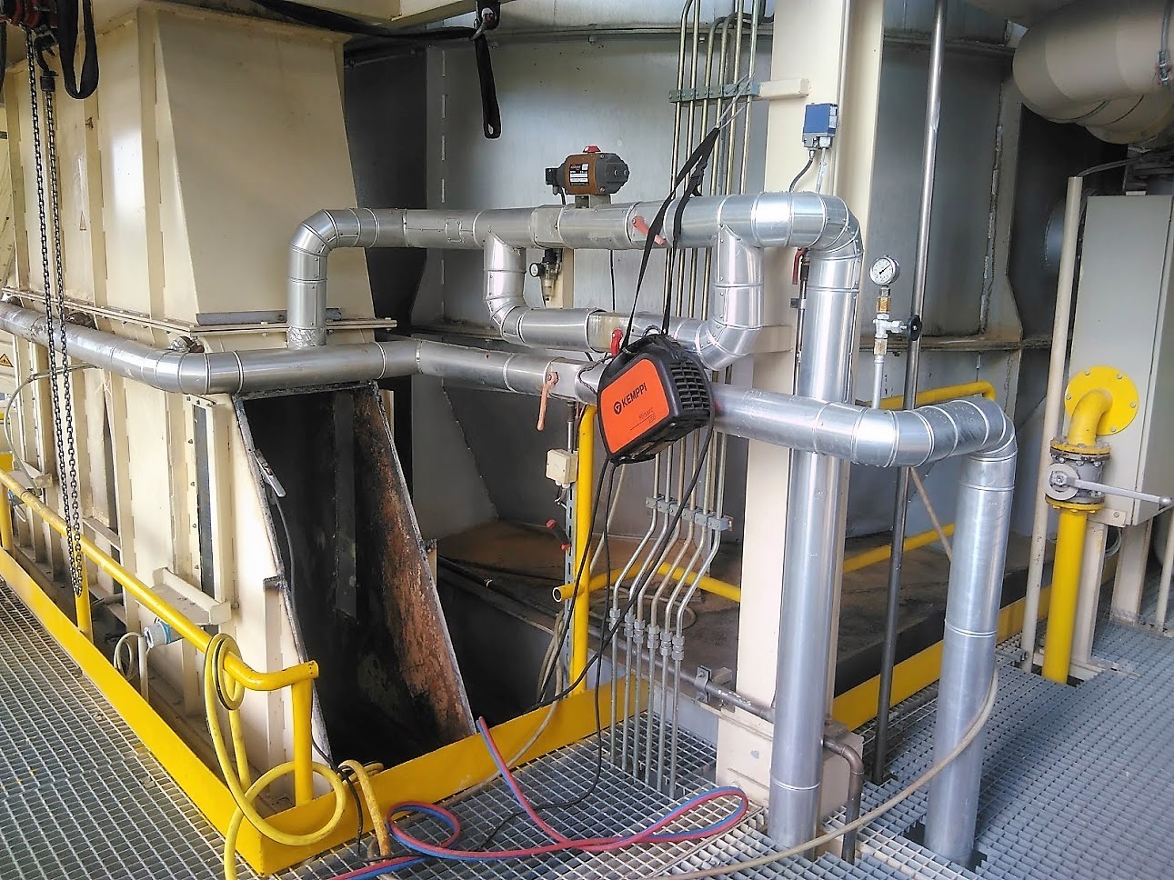 Reparation av stålkonstruktion